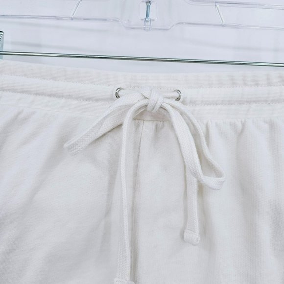 J Crew Factory Rainbow Striped Side Panel Shorts XXS White Retro Athletic Terry - Picture 6 of 14